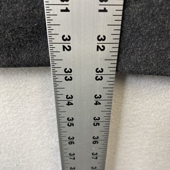 Vintage 90s Albert Nipon Gray Wool & Cashmere Overcoat Womens 12 Made In USA EUC - Picture 5 of 10